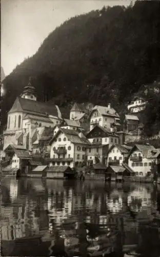 Ak Hallstatt im Salzkammergut Oberösterreich, Teilansicht