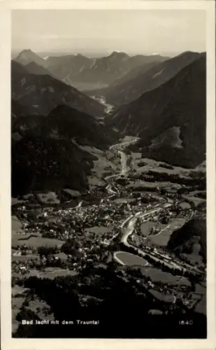 Ak Bad Ischl in Oberösterreich, Trauntal, Gesamtansicht