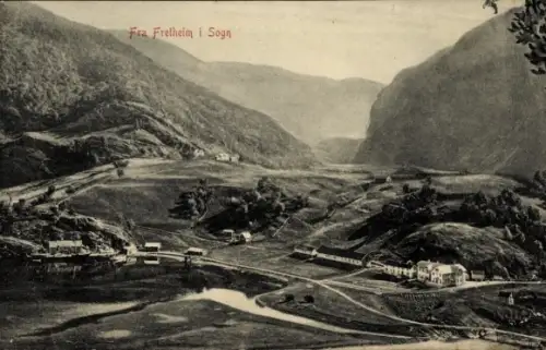 Ak Sogn Norwegen, Panorama, Fretheim