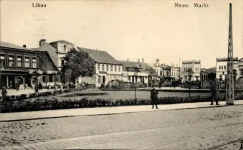 Ak Liepaja Libau Lettland, Libau, Neuer Markt