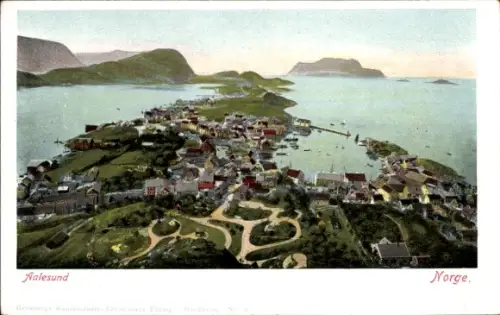 Ak Ålesund Aalesund Norwegen,  Norge, Granberge Konstindustri kisbolags Foring