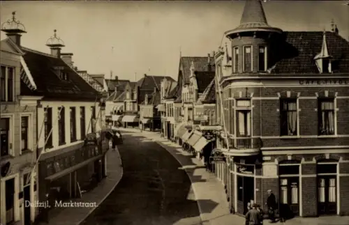 Ak Delfzijl Groningen, Marktstraße