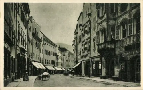 Ak Bruneck Brunico Südtirol, Stadtgasse