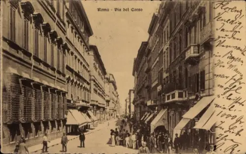 Ak Roma Rom Lazio, Rom, Via del Corso