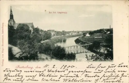 Ak Tschernjachowsk Insterburg Ostpreußen, An der Angerapp