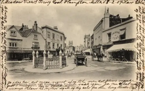 Ak Hampton Richmond upon Thames London England, Meadow Views, Triory Road, Hampton, Mdlx, Luncheo