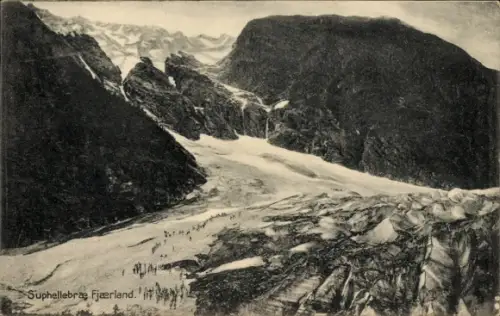 Ak Fjærland in Norwegen, Suphellebre, Fjærland