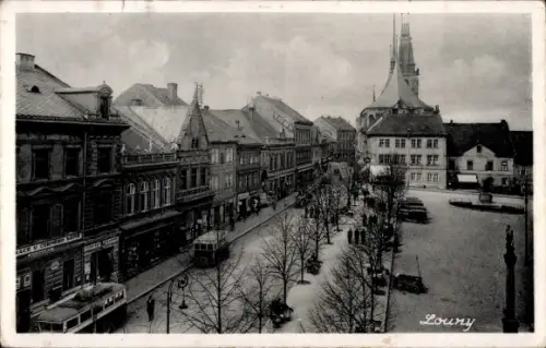 Ak Louny Laun Region Aussig,  Laun