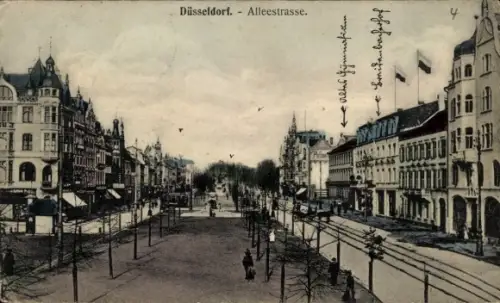 Ak Düsseldorf am Rhein,  Alleestrasse, Breitenbacherhof