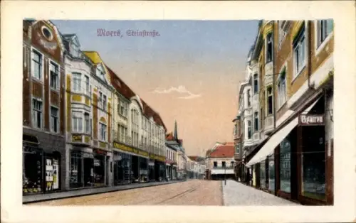 Ak Moers am Niederrhein, Fünderich,  Steinstraße, Café, Cigarren