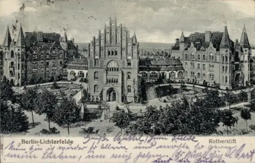 Ak Berlin Steglitz Lichterfelde, Rotherstift