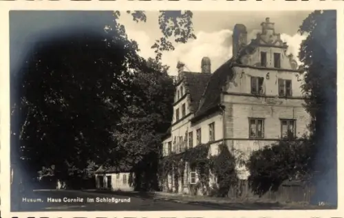 Ak Husum in Nordfriesland,  Haus Cornila, Im Schloßgrund, 1688