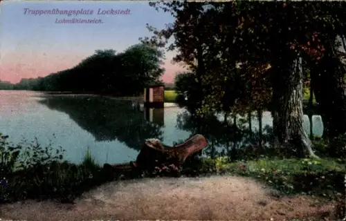 Ak Lockstedt in Holstein, Lockstedter Lager, Lohmühlenteich