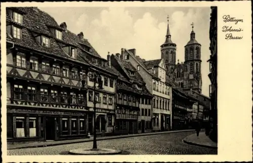 Ak Göttingen, Johannisstraße, Gastwirtschaft Erke