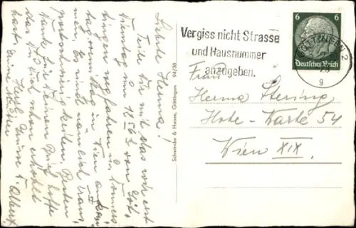 Ak Göttingen in Niedersachsen, Rathaus