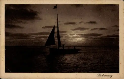 Ak Seestimmung, Segelboot