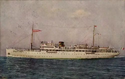 Ak Dampfer San Marco, Adriatica Societa di Navigazione Venezia