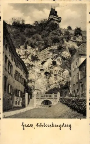 Ak Graz Steiermark, Schlossbergsteig