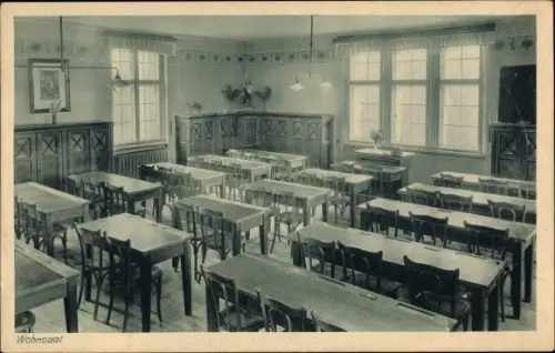 Ak Bardo Śląskie Wartha Schlesien, Ursulinen-Kloster St. Angela, Haushaltungspensionat