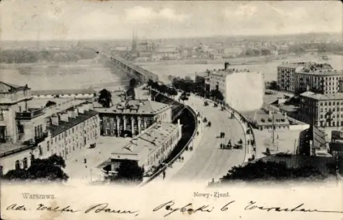 Ak Warszawa Warschau Polen, Nowy - Zjazd