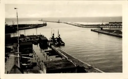 Foto Ak Nowy Port Neufahrwasser Gdańsk Danzig, Hafen