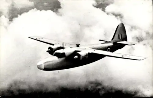 Ak Belgisches Militärflugzeug, Force Aerienne Belge, Bimoteur leger, Percival Pembroke