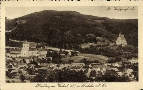Ak Kirchberg am Wechsel in Niederösterreich, Panorama