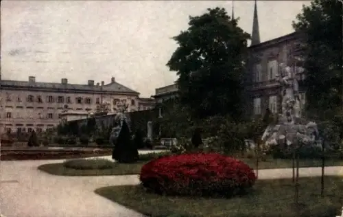 Ak Salzburg in Österreich, Schloss Mirabell, Mirabellgarten