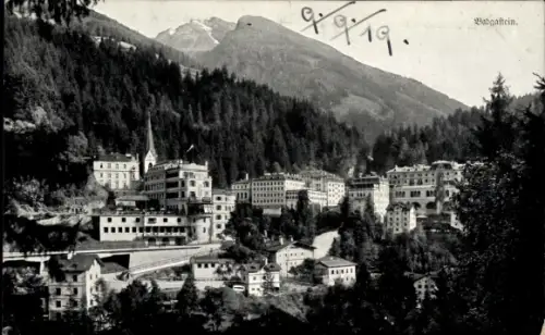 Ak Badgastein Salzburg Österreich, Ortsansicht, Kirche, Gebirge