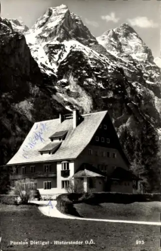Ak Hinterstoder in Oberösterreich, Pension Dietlgut