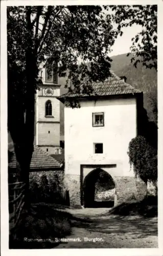 Ak Rottenmann Steiermark, Burgtor