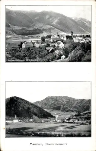 Ak Mautern in der Steiermark, Gesamtansicht