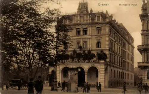Ak Hansestadt Bremen,  Hillmann's Hotel