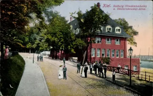 Ak Düsternbrook Kiel, Seeburg, Studentenheim, Düsternbrocker-Allee
