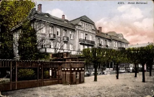Ak Düsternbrook Kiel, Hotel Bellevue