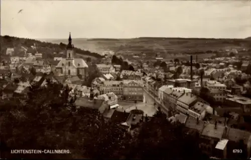 Ak Lichtenstein Callnberg Sachsen, Gesamtansicht