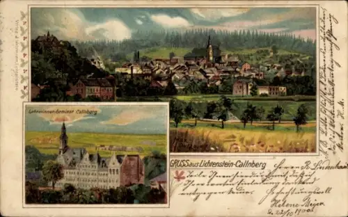 Ak Lichtenstein Callnberg Sachsen, Gesamtansicht