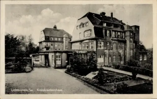 Ak Lichtenstein in Sachsen, Kreiskrankenhaus