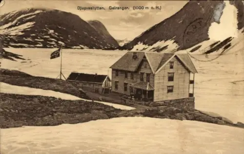 Ak Geiranger Norwegen, Djupvasshytta