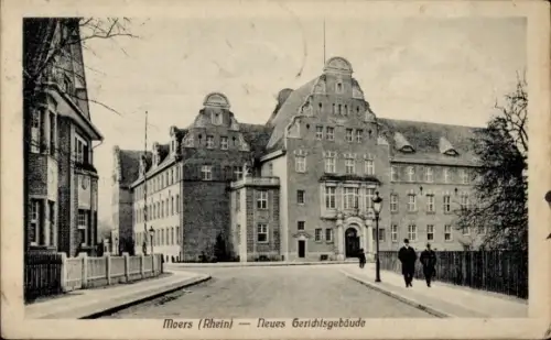 Ak Moers am Niederrhein, Fünderich,  Neues Gerichtsgebäude