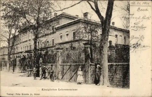 Ak Soest in Westfalen, Königliches Lehrerseminar,  Verlag Fritz Kerstin jr.