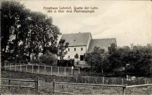 Ak Lahnhof Nenkersdorf Netphen im Siegerland, Teilansicht