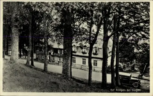 Ak Rödgen Obersdorf Wilnsdorf im Siegerland, Hof Rödgen bei Siegen, Gasthof Wilh. Stangier