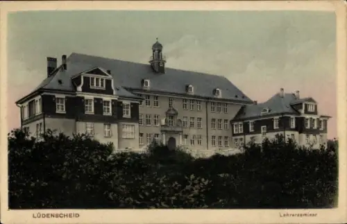 Ak Lüdenscheid im Märkischen Kreis, Schloss Oedenthal,  Lehrerseminar