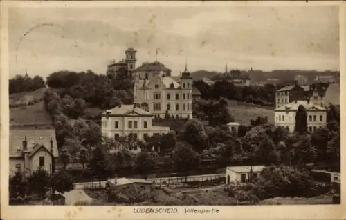 Ak Lüdenscheid im Märkischen Kreis, Schloss Oedenthal,  Villenpartie