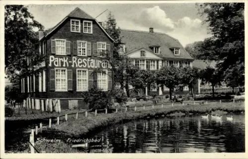 Ak Schwelm in Westfalen, Park-Restaurant, Friedrichsbad, Schwelm