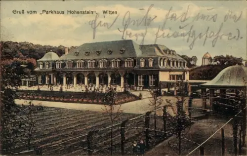 Ak Hohenstein Witten an der Ruhr, Parkhaus Hohenstein, Witten-Ruhr