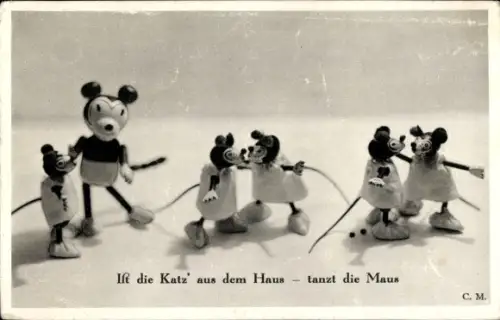 Kabinett Foto Wien 9. Alsergrund Österreich, Schauspieler Tautenhein und Fischer