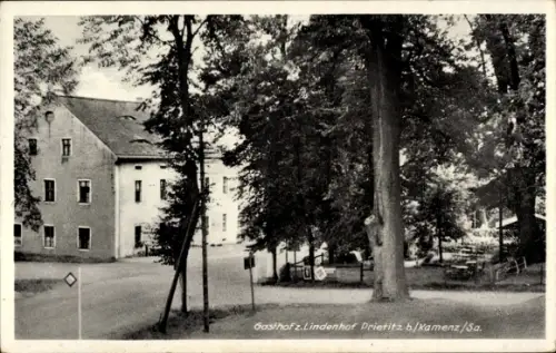 Ak Prietitz Elstra Oberlausitz, Gasthof z. Lindenhof