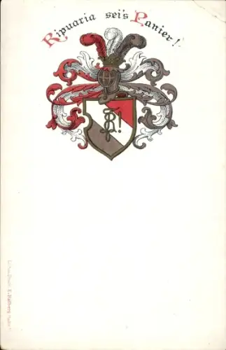 Studentika Ak Halle an der Saale, Corps Ripuaria, Wappen
